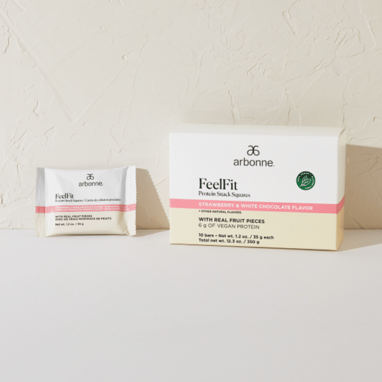 arbonne feelfit protein snack squares
