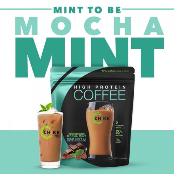Iced Coffee Drink Mocha Mint Flavor (caffeinated)