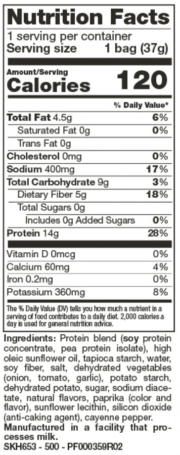 BBQ Chips Nutrition
