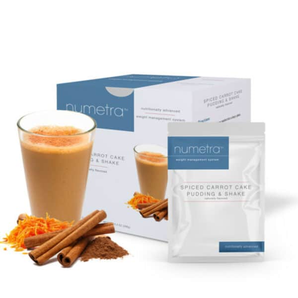 Numetra Spiced Carrot Cake Pudding and Shake