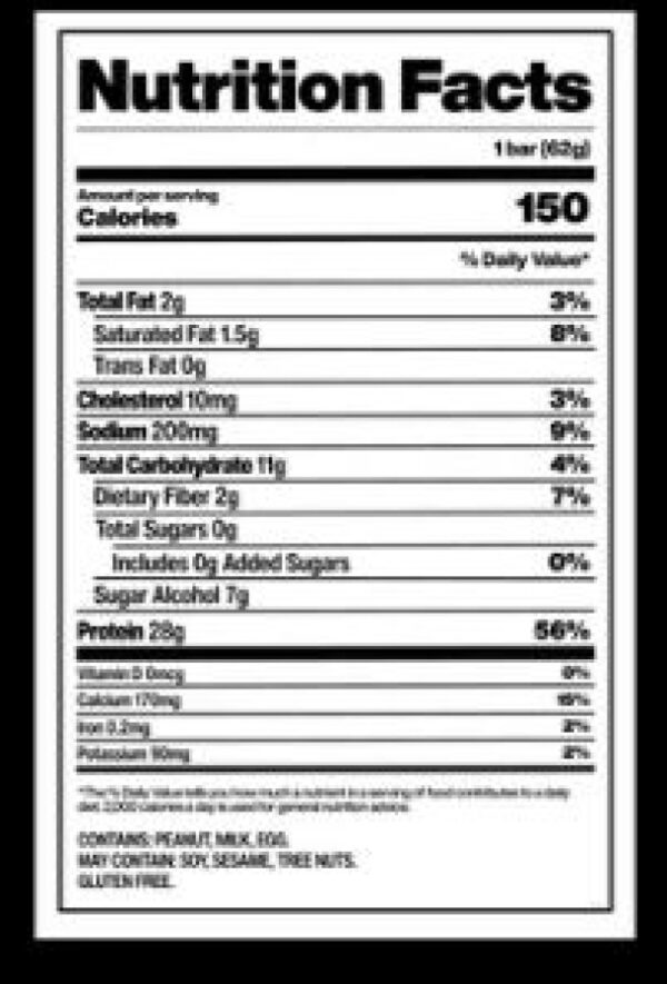 David Salted Peanut Butter Bar - Clinical Nutrition Center Store David Salted Peanut Butter Bar